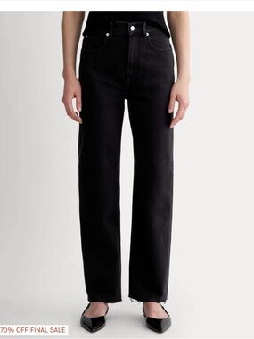 🖤 Everlane Way High Jeans - Coal